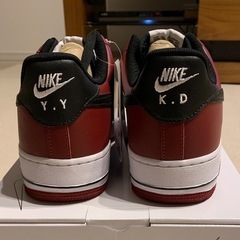 NIKE Air Force 1 LOW 28.5cm レッド×ブラックの画像