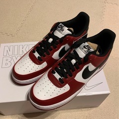 NIKE Air Force 1 LOW 28.5cm レッド×ブラックの画像