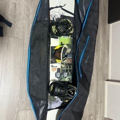 スノボード、板、ビンディング、ゴーグル
