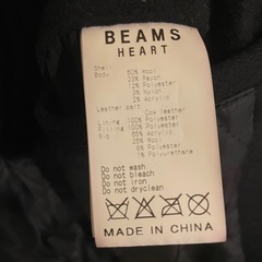BEAMS スタジャン　M ブラックの画像