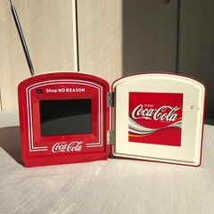 コカコーラ 当選品 オリジナルポータブルテレビ 通電OK 箱付き 非売品　レアの画像
