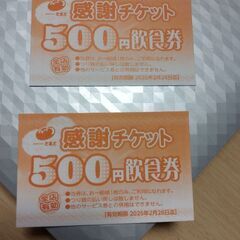カラオケとまと飲食券【1枚100円】2枚あります※有効期限2月2...