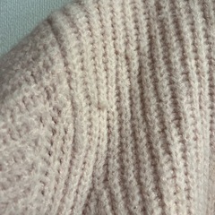 GU ピンク　ニット　セーターの画像