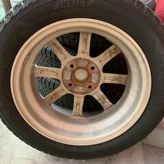 冬タイヤ 4本 155/65R14の画像