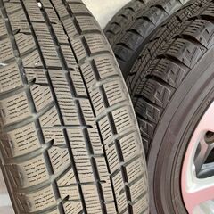 冬タイヤ 4本 155/65R14の画像