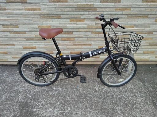 中古折り畳み自転車 6段変速 20インチ ライト無し 軽整備済み 防犯登録対応 町田市 相模原市 MM592