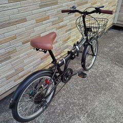 中古折り畳み自転車 6段変速 20インチ ライト無し 軽整備済み 防犯登録対応 町田市 相模原市 MM592の画像