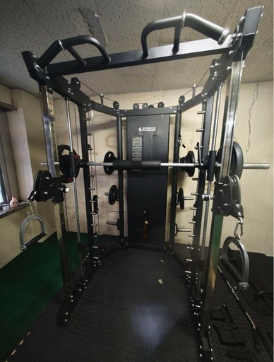 エコレコフィットネスのオールインワンマルチラック ＋プレート110kg