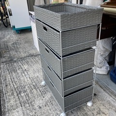 A-969🤩収納キャビネット　ランドリーなどオシャレで便利‼️の画像