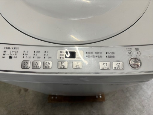 大阪送料無料★3か月保障付き★洗濯機★2017年★シャープ★6kg★ES-G60SC-W★S-989