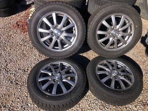 冬タイヤ ★ 165/65R14 ★ アルミ付き ★ Good Year製 新品スタッドレス 4本組 ★ 軽自動車 コンパクトカー