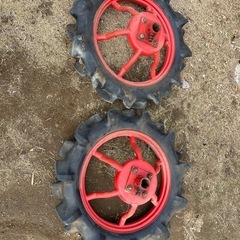 鹿児島発 クボタ 7馬力 ディーゼル 耕うん機 K1-70 タイヤ新品交換済み - その他