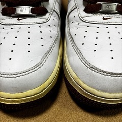 値下げ‼️至急‼️NIKE AIR FORCE 1エア フォース 1 白×ブラウン　29㎝の画像