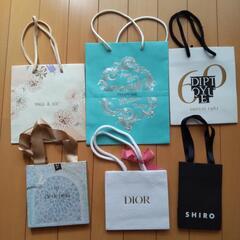 【決まりました】ブランド ショップ袋  ルイヴィトン シャネル Dior等まとめ売りの画像