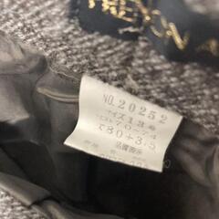★美品★　レディース　タイトスカート　ひざ下丈　グレーの画像