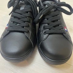 ルコック　スニーカー　黒の画像