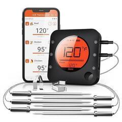 ワイヤレスデジタルグリル温度計　Bluetooth温度計 肉用温度計 BBQの画像