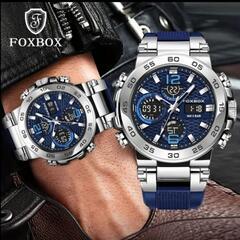 新品　LIGE  FOX BOXクロノグラフ腕時計の画像