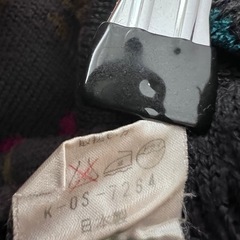 ✨日本製　昭和レトロ✨Bell House 肩パッド付き　花柄ニットセーターの画像