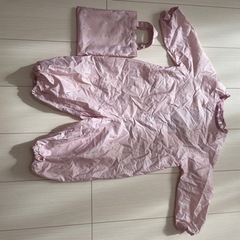 アカチャンホンポ　長袖　スモック　80〜90cm ピンクの画像