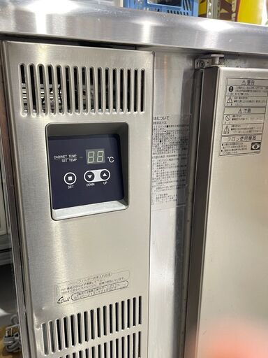 ★フクシマガリレイ★福島工業 業務用冷蔵庫 コールドテーブル TMU-40RE2 2014年 170L 横型 W120cm スリムタイ