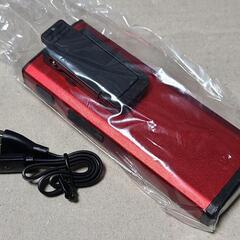 新品 TONE LEDワークライト USB充電式 レッド 作業灯 懐中電灯の画像