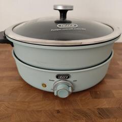 TOFFY 電気グリル鍋　たこ焼きプレート付きの画像