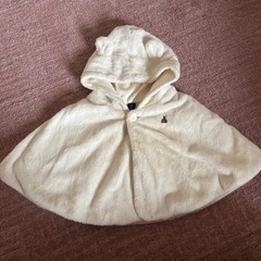 【決定】　ベビーギャップ　くま耳ポンチョ　汚れ有りの画像