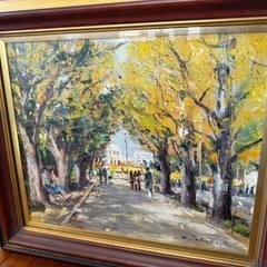 80.「タイトル不明」髙橋一善 油絵の画像