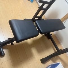 ホームジム3点セット（ベンチプレス、安全バー、トレーニングベンチ）の画像
