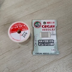 ミシン針　　ジーンズステッチスパンミシン糸