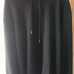 黒　パーカー　2XL