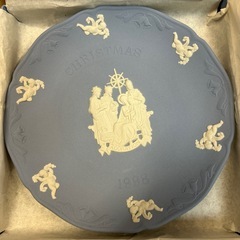 WEDGWOODイヤープレート 1998 ジャスパー ペールブルーの画像