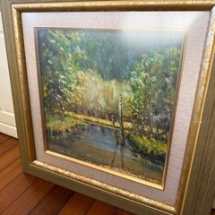 81.「田代池」髙橋一善 油絵の画像