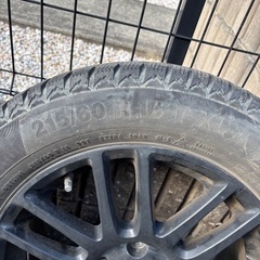 スタッドレスタイヤ ホイール付き(ブラック)の画像