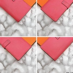HERMES ゴールド金具　ベアンスフレ　長財布二つ折りの画像
