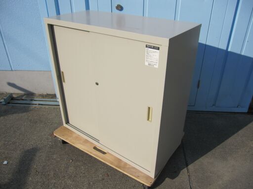 引違い書庫　鍵あり　ニューグレー　コクヨ製　SH-335F1C　880ｘ400ｘ880