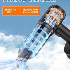 【決まりました】ハンディ掃除機 35000PAの画像