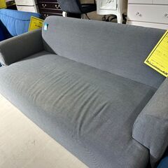 ジモティ来店特価!!　2人がけソファー　ネイビー　　J-250144