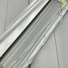 ◆タチカワブラインド◆アルミブラインド◆W1660mm×H1800mm◆ホワイト◆右操作◆(O-2503BL23)の画像