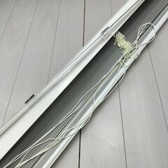 ◆タチカワブラインド◆アルミブラインド◆W1660mm×H1800mm◆ホワイト◆右操作◆(O-2503BL23)の画像