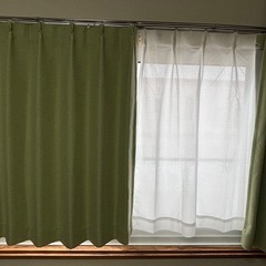 ドレープカーテン+レースカーテン