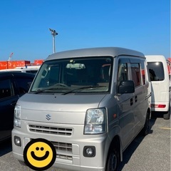 H26エブリィバンシルバー　車検2年付　お買い得車です！