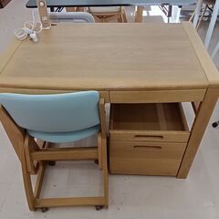 ☆ジモティ割あり☆ 浜本工芸 机・椅子・袖机セット（皇室御用達