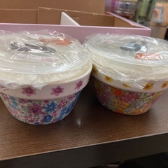 未使用　新品　食器　ミニボール　蓋付きの画像