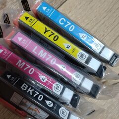 インクカートリッジ☆C70.Y70.LM70.M70.BK70 ...