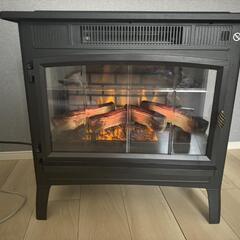 最終価格セール早い者勝ち！お洒落電気式薪ストーブヒーターの画像