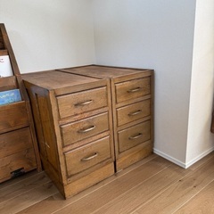 アンティーク引き出し　2つセット