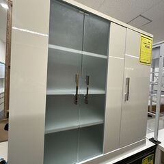 ジモティ来店特価!!　ミニ食器棚　ホワイト　　J-250155