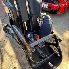 【ご相談中】ふらっか～ずシュシュ ブルーカモフラージュ 子供乗せ自転車の画像